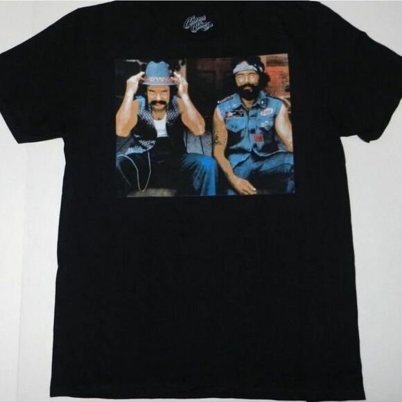 Cheech & Chong Rollin With My Homie S/S T-Shirt - Picture 2 of 4
